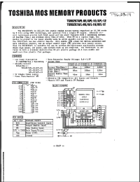 Datasheet TC55257AFL manufacturer Toshiba