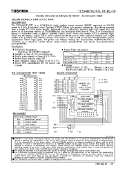 Datasheet TC554001FTL-70L manufacturer Toshiba