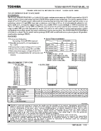 Datasheet TC55V1001ST-10 manufacturer Toshiba