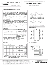 Datasheet TC74AC164 manufacturer Toshiba
