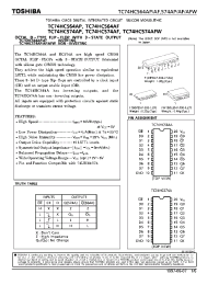 Datasheet TC74HC574AFW manufacturer Toshiba