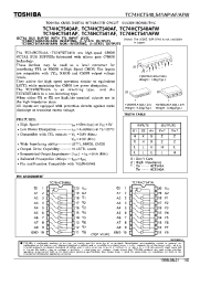 Datasheet TC74HCT540AP manufacturer Toshiba