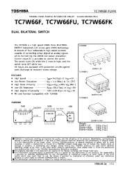 Datasheet TC7W66 manufacturer Toshiba