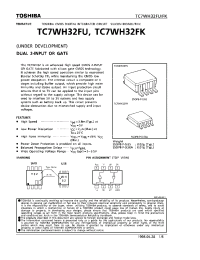 Datasheet TC7WH32FU manufacturer Toshiba
