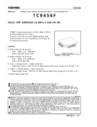 Datasheet TC9456F manufacturer Toshiba