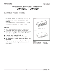 Datasheet TC9459F manufacturer Toshiba