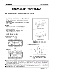 Datasheet TD62164AP manufacturer Toshiba