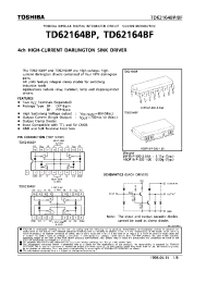 Datasheet TD62164BP manufacturer Toshiba