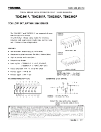 Datasheet TD62301 manufacturer Toshiba