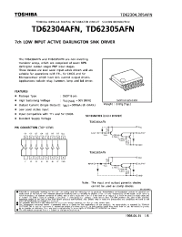 Datasheet TD62304AFN manufacturer Toshiba