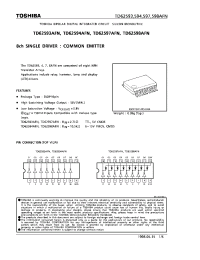Datasheet TD62594AFN manufacturer Toshiba