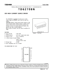 Datasheet TD62708N manufacturer Toshiba