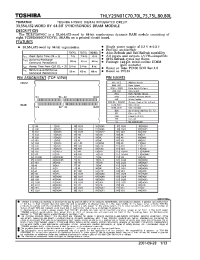 Datasheet THLY25N01C70 manufacturer Toshiba