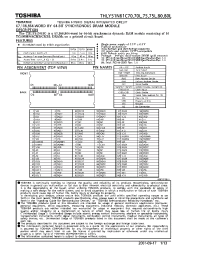 Datasheet THLY51N61C75 manufacturer Toshiba