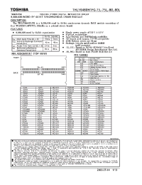 Datasheet THLY6480H1FG-75 manufacturer Toshiba