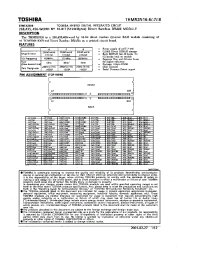 Datasheet THMR2N16-6 manufacturer Toshiba