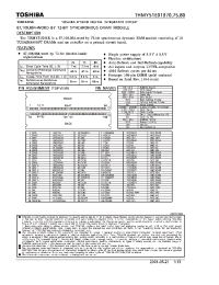 Datasheet THMY51E01B70 manufacturer Toshiba