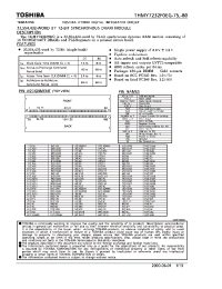 Datasheet THMY7232F0EG-75 manufacturer Toshiba