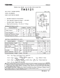 Datasheet THS121 manufacturer Toshiba
