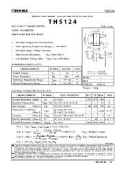 Datasheet THS124 manufacturer Toshiba