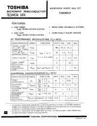 Datasheet TIM5964-8 manufacturer Toshiba