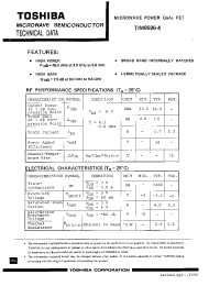 Datasheet TIM8596-4 manufacturer Toshiba