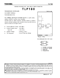 Datasheet TLP180 manufacturer Toshiba