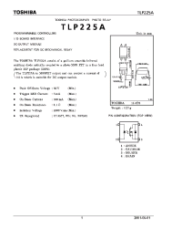 Datasheet TLP225A manufacturer Toshiba