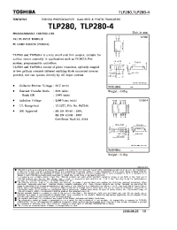 Datasheet TLP280-4 manufacturer Toshiba