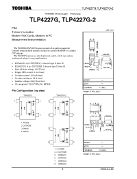 Datasheet TLP4227G-2 manufacturer Toshiba