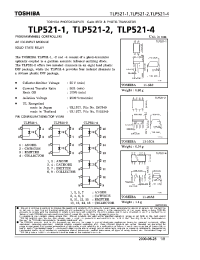 Datasheet TLP521-1 manufacturer Toshiba