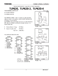 Datasheet TLP620-2 manufacturer Toshiba