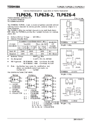 Datasheet TLP626-2 manufacturer Toshiba