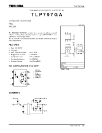 Datasheet TLP797GA manufacturer Toshiba