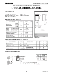 Datasheet U1BC44 manufacturer Toshiba