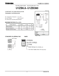 Datasheet U1ZB180 manufacturer Toshiba