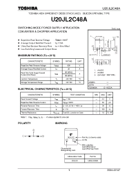 Datasheet U20JL2C48A manufacturer Toshiba