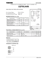 Datasheet U2FWJ44N manufacturer Toshiba
