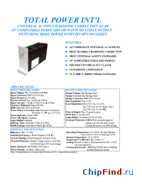Datasheet HPU100-21 manufacturer Total Power