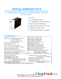 Datasheet HSU160 manufacturer Total Power