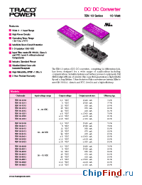 Datasheet TEN10-2423 manufacturer Traco