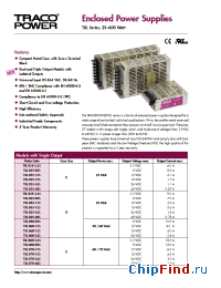 Datasheet TXL035-0512D manufacturer Traco