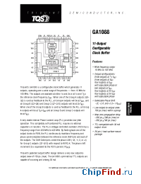 Datasheet GA1088 manufacturer TriQuint