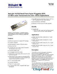 Datasheet NLP25-02-AA manufacturer TriQuint
