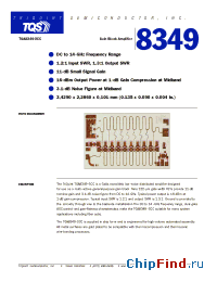 Datasheet TGA8349 manufacturer TriQuint