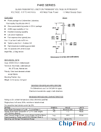 Datasheet P4KE8.2C manufacturer Transys 
