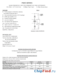 Datasheet P6KE6.8CA manufacturer Transys 