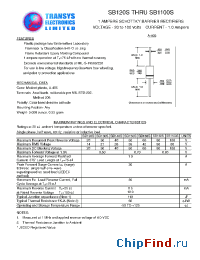 Datasheet SB150S manufacturer Transys 