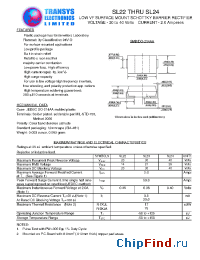 Datasheet SL24 manufacturer Transys 