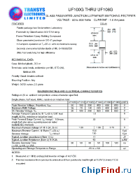 Datasheet UF104G manufacturer Transys 